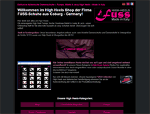 Tablet Screenshot of fuss-net.de